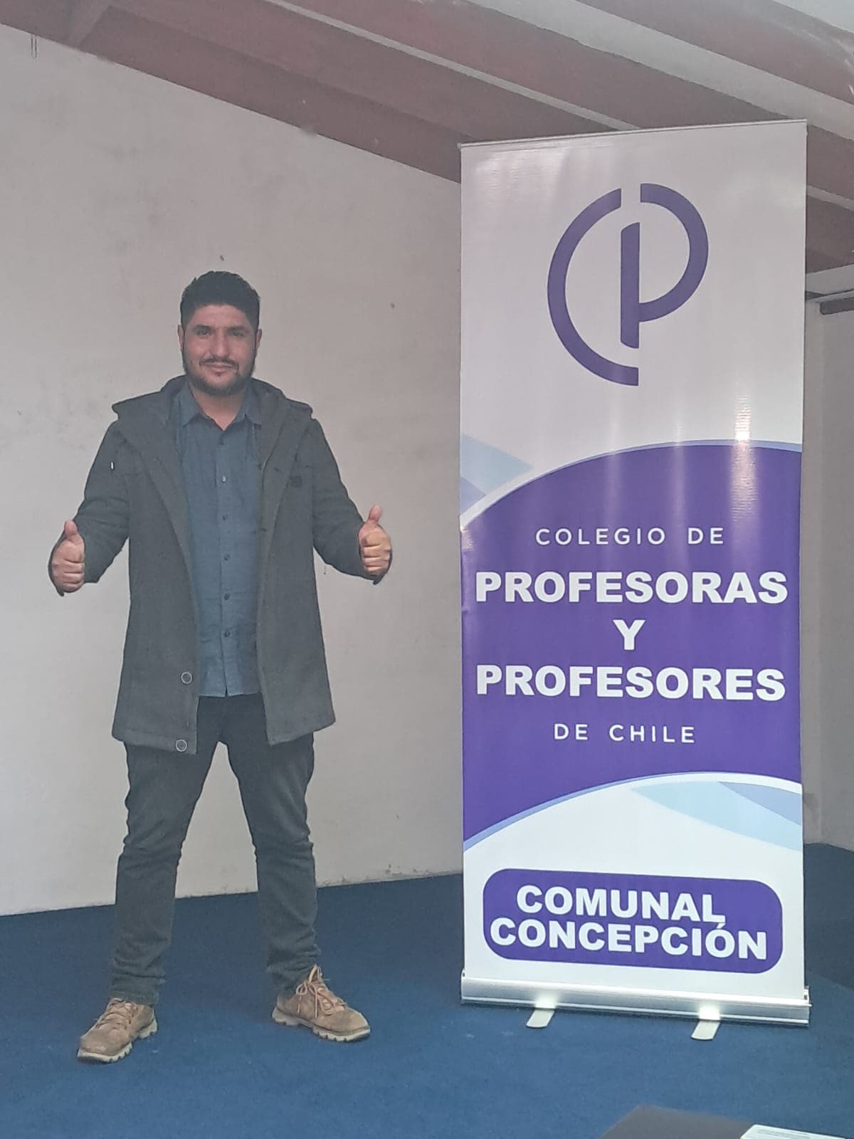 Facilitador de Newen Kom junto al Colegio de Profesoras y Profesores de Chile, Concepción